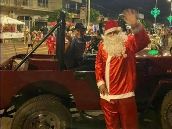 Papai Noel morre em acidente durante entrega de brinquedos no Paraná