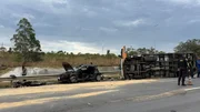 Duas vias na BR-020 foram interditadas 