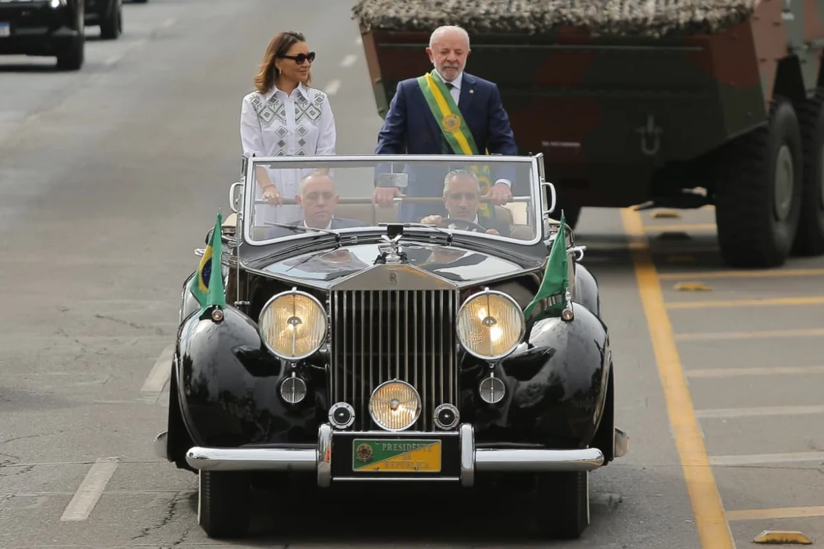 Primeira-dama Janja e o presidente Lula Primeira-dama Janja e o presidente Lula