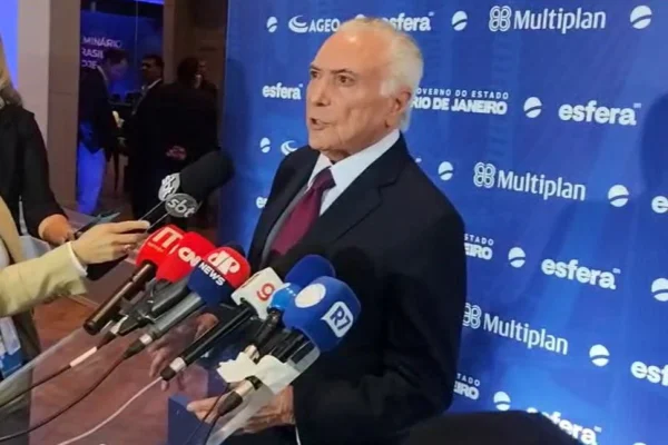 O ex-presidente Michel Temer participa de evento do Esfera em SP - Metrópoles