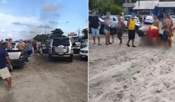 Motorista avança contra banhistas e mata mulher do amigo em praia do PR - Metrópoles