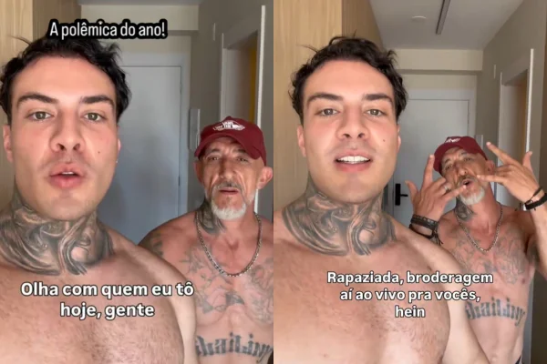 De calcinha, Cravinhos grava cena íntima com ator pornô: “Brotheragem” - destaque galeria De calcinha, Cravinhos grava cena íntima com ator pornô: “Brotheragem” - destaque galeria