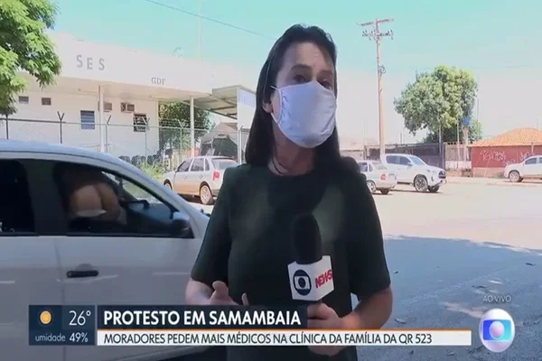 PCDF identifica jovem que mostrou a bunda em link ao vivo da TV Globo