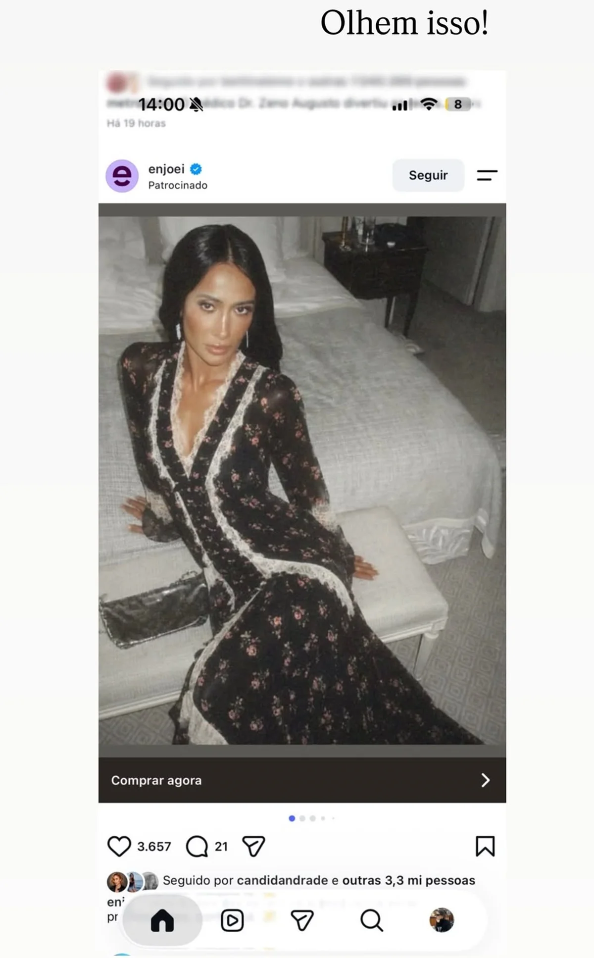 Silvia Braz mostra alterações feitas em sua imagem Silvia Braz mostra alterações feitas em sua imagem