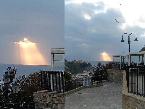Homem registra fenômeno no céu que lembra o Cristo Redentor