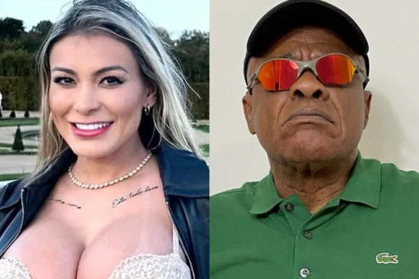 Montagem feita a partir de fotos das redes sociais de Andressa Urach e Kid Bengala - Metrópoles