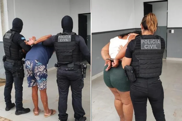 Casal foragido da Justiça por estuprar e maltratar crianças é preso