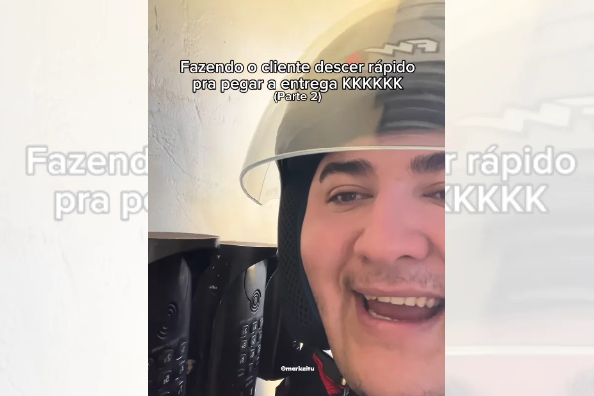 Motoboy usa voz feminina para agilizar entregas e viraliza