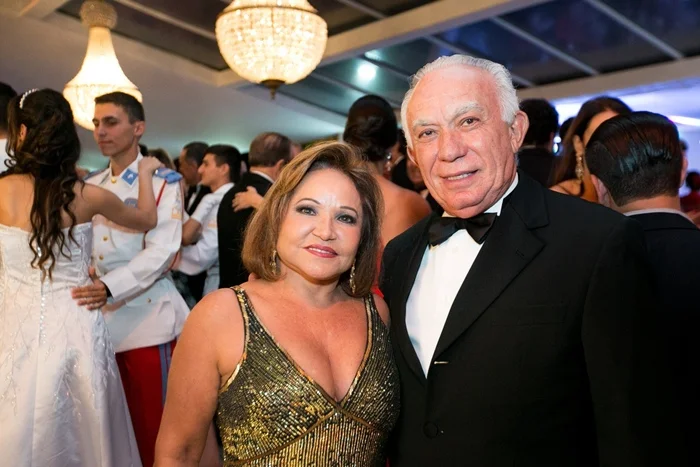Presidente da Fecomércio Adelmir Santana e sua esposa Maria José Presidente da Fecomércio Adelmir Santana e sua esposa Maria José