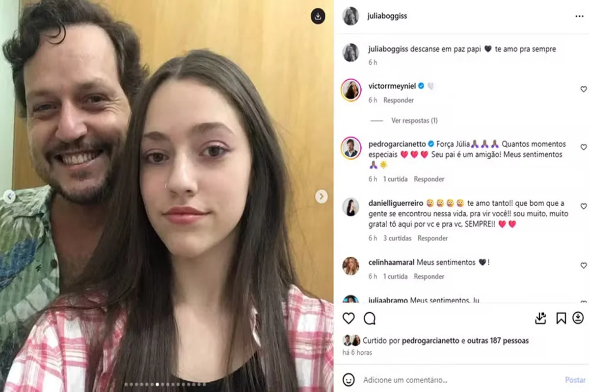 Filha e ex se despedem de Edward Boggiss, ator que morreu aos 49 anos Filha e ex se despedem de Edward Boggiss, ator que morreu aos 49 anos