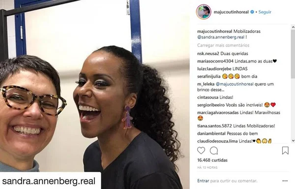 “Tem que ter o respeito e a lei”, diz Maju Coutinho no Faustão