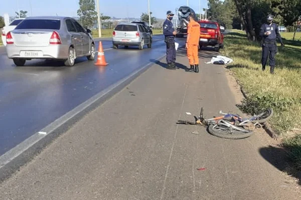 Bicicleta de ciclista atropelado