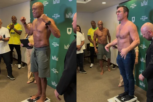 Anderson Silva e Chael Sonnen - Metrópoles