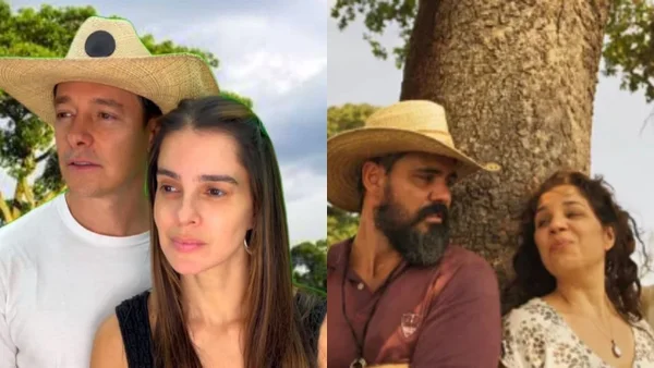 Rodrigo Faro imita cena de Pantanal com a mulher: “Fivela de respeito”