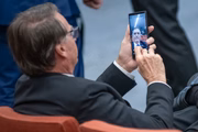 Jair Bolsonaro em interrogatório no STF