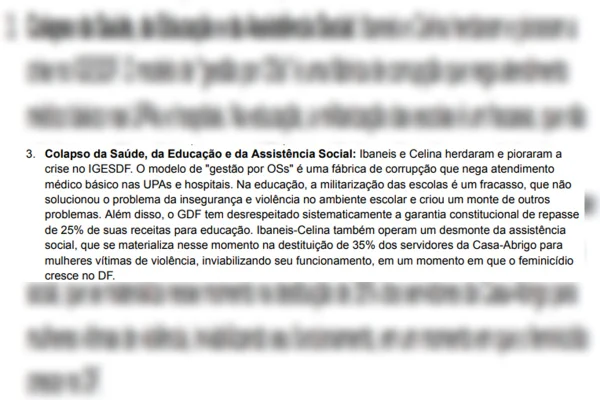 Eleições 2026: veja propostas dos candidatos ao GDF para proteger mulheres - destaque galeria