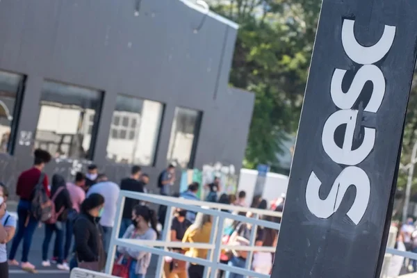 Placa do Sesc no DF