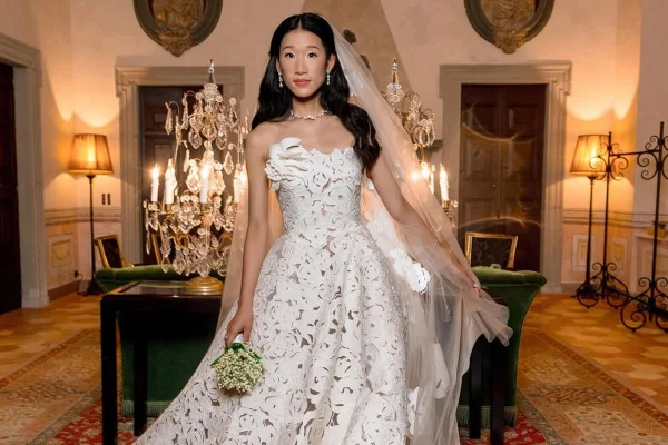 Herdeira fenômeno na web, Becca Bloom faz casamento luxuoso na Itália