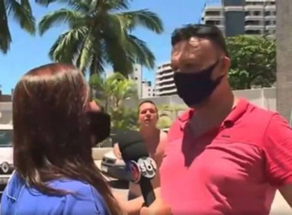 Repórter de TV é intimidada durante cobertura de incêndio em edifício