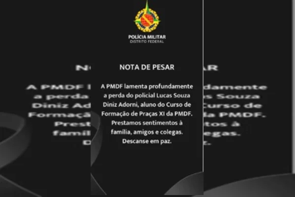 Vítima de grave acidente era aluno de curso de formação da PMDF
