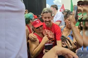 Grass na manifestação na Esplanada