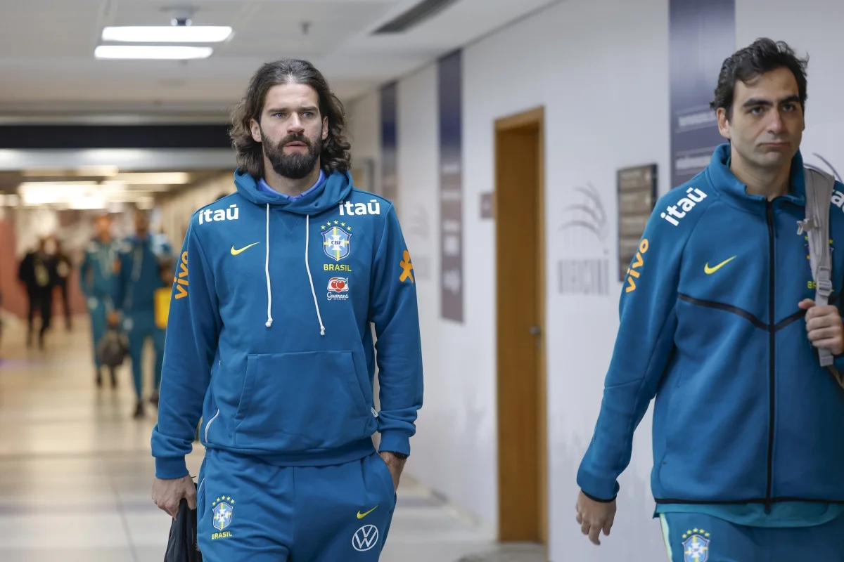 Alisson no Maracanã com a Seleção Brasileira Alisson no Maracanã com a Seleção Brasileira