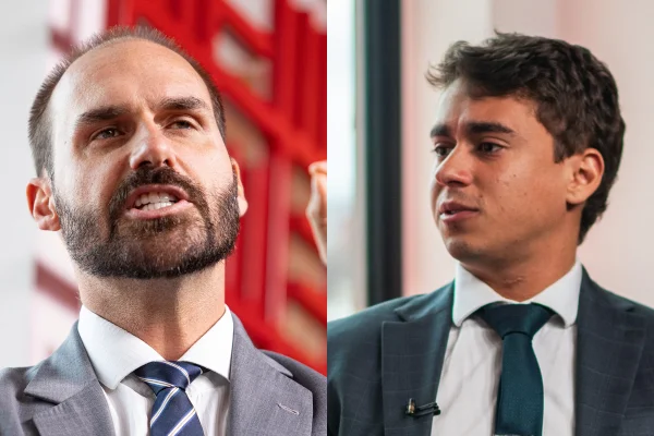 Eduardo Bolsonaro e Nikolas Ferreira