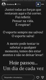 Tico Santta Cruz fala sobre o impacto da ansiedade no peso: “Foco total” - imagem 2 Tico Santta Cruz fala sobre o impacto da ansiedade no peso: “Foco total” - imagem 2