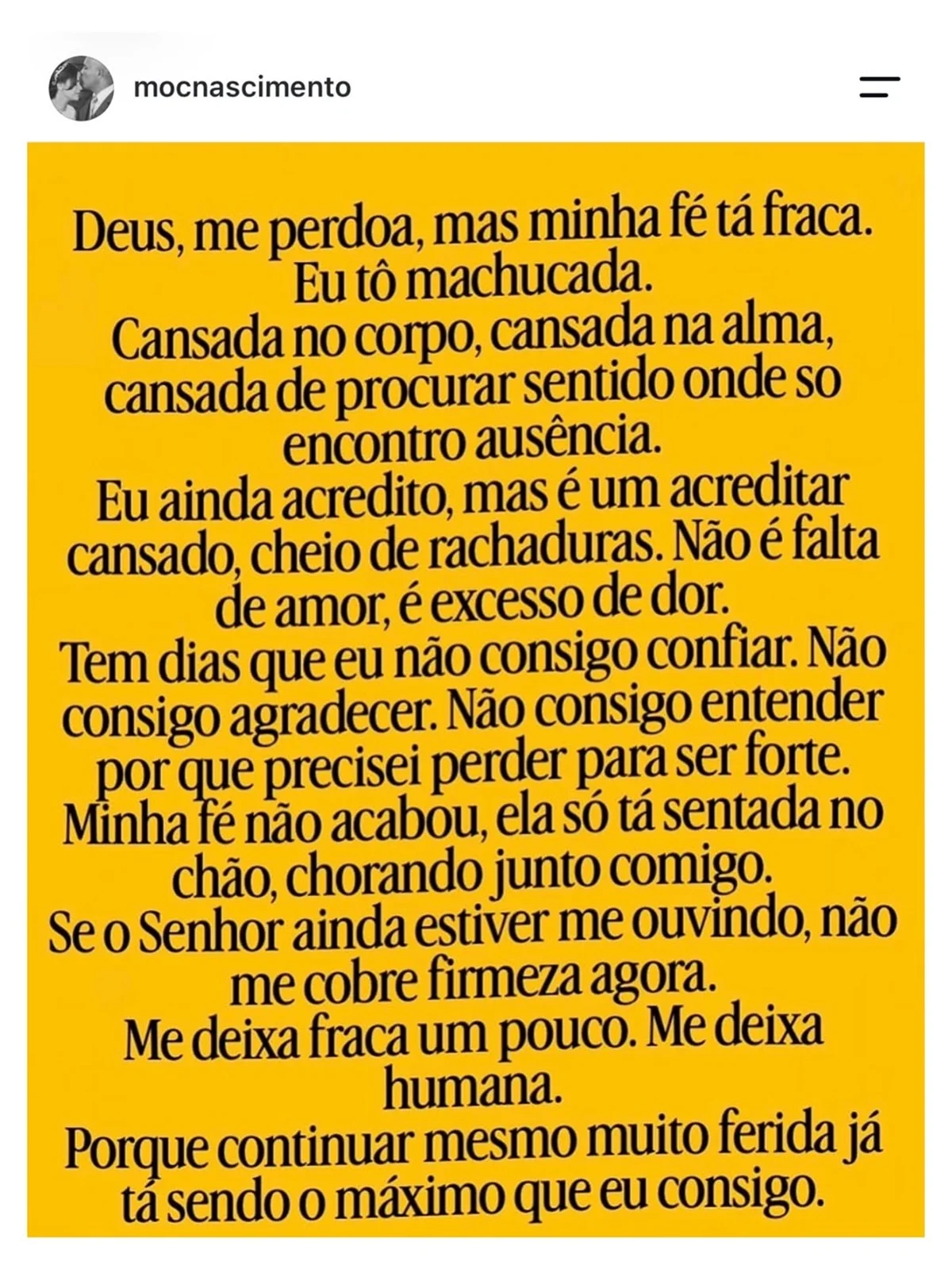 Filha faz novo desabafo após morte de Rick e emociona: “Excesso de dor” - imagem 1 Filha faz novo desabafo após morte de Rick e emociona: “Excesso de dor” - imagem 1