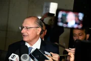 Vice-presidente eleito Geraldo Alckmin (PSB) durante entrevista