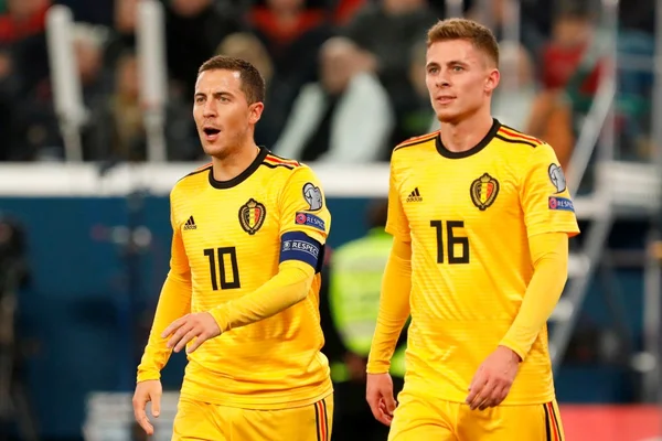 Bélgica goleia Rússia com gols de Lukaku e dos irmãos Hazard