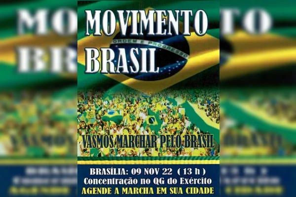 General golpista ajudou a criar panfletos para convocar manifestações - destaque galeria