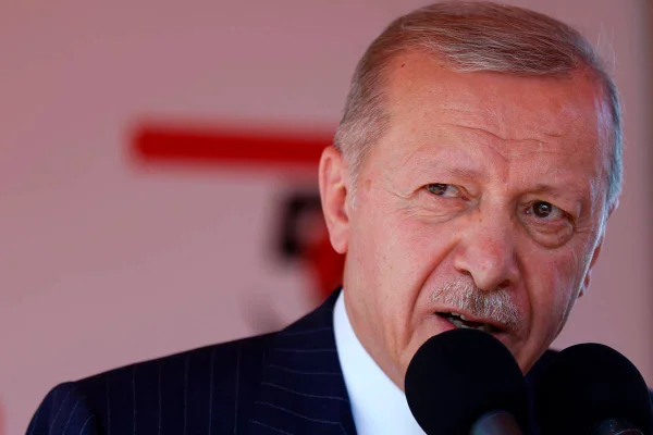 Imagem colorida mostra o presidente da Turquia, Recep Tayyip Erdogan - Metrópoles