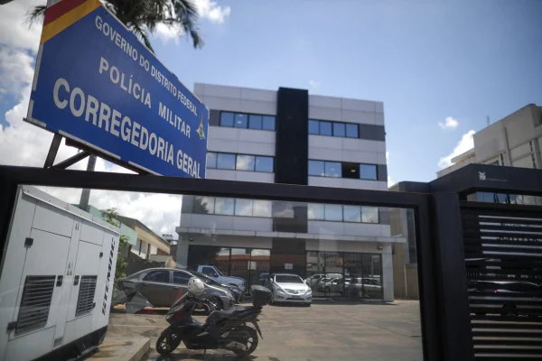 Fachada do prédio da corregedoria da PMDF