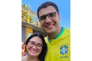 Rogério Amorim e sua mulher, a advogada Bianca Vasconcelos Pires de Amorim Rogério Amorim e sua mulher, a advogada Bianca Vasconcelos Pires de Amorim
