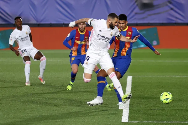 Benzema no Real Madrid x Barcelona
