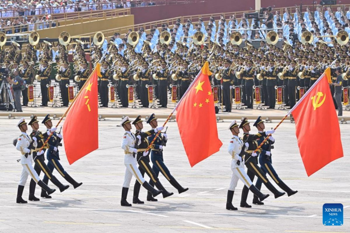 China apresenta armamento nuclear em desfile militar 3 Desfile militar em comemoração ao 80º aniversário da vitória na Guerra de Resistência do Povo Chinês