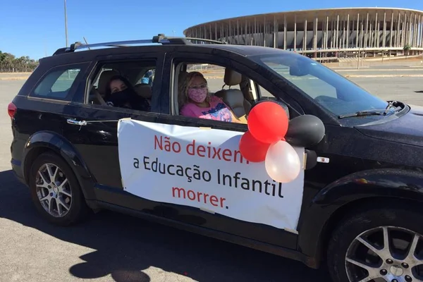 Protesto professores no DF
