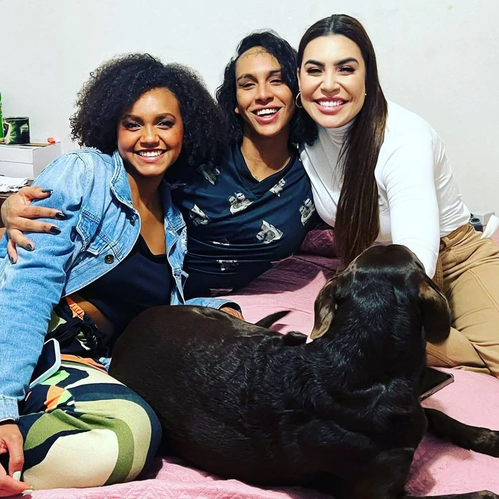 Naiara Azevedo, Linn da Quebrada e Jessi se reencontraram em São Paulo Naiara Azevedo, Linn da Quebrada e Jessi se reencontraram em São Paulo