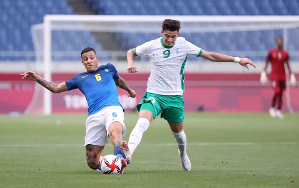 Brasil bate Arábia Saudita e avança às quartas no futebol masculino