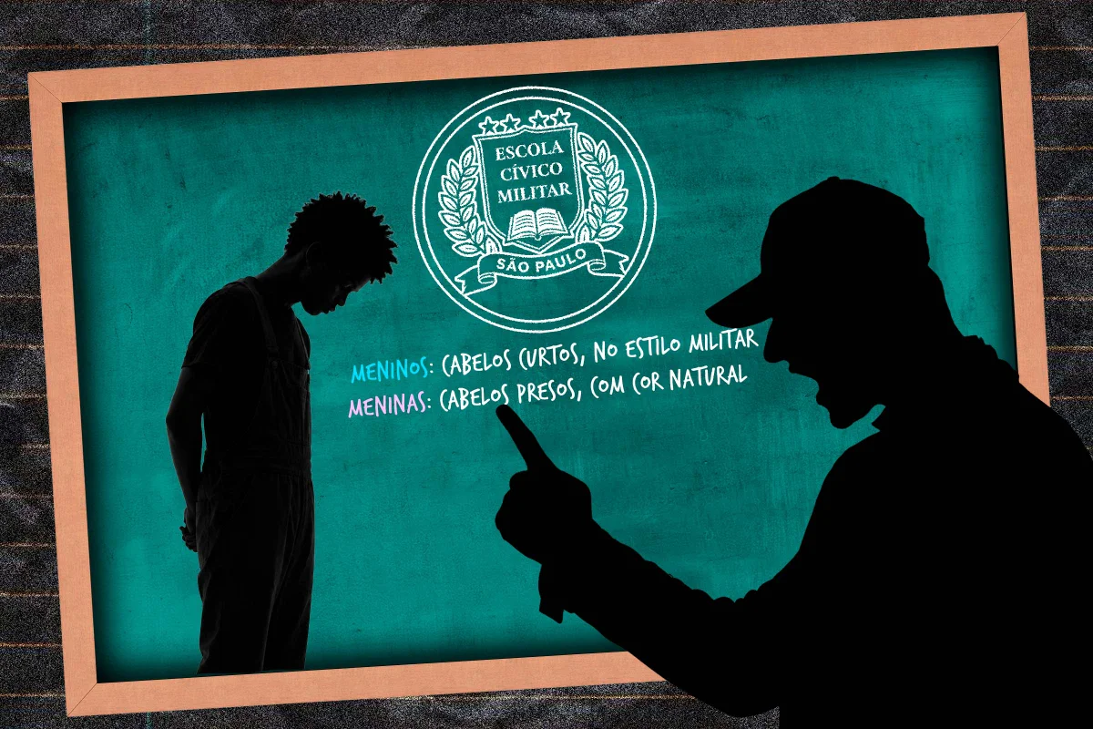 Escola cívico-militar de SP tem regra de vestimenta e aparência Escola cívico-militar de SP tem regra de vestimenta e aparência
