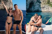 Julio Cocielo e Tata Estaniecki em viagem romântica para Capri, na Itália Julio Cocielo e Tata Estaniecki em viagem romântica para Capri, na Itália