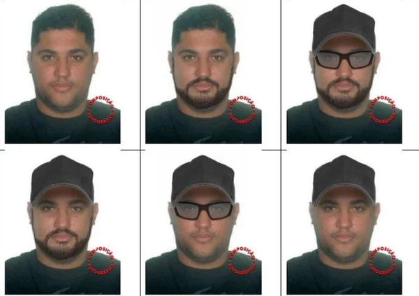 PF divulga fotos com possíveis disfarces de André do Rap, um dos chefes do PCC