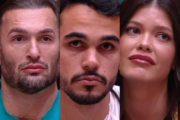 Montagem com fotos de Diego Hypólito, João Gabriel e Vitória Strada - Metrópoles