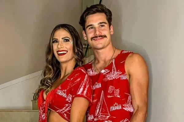 Nicolas Prattes e Bruna Blaschek