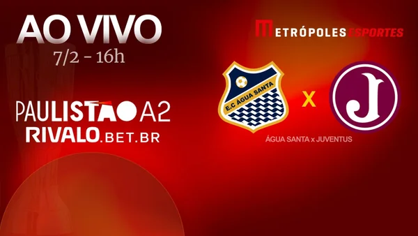 Paulistão A2 2026: assista a Água Santa x Juventus ao vivo