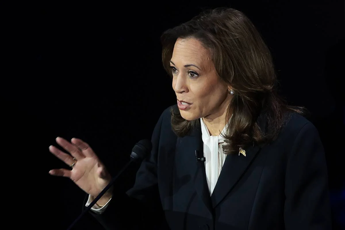 Kamala Harris diz que pode voltar a concorrer à presidência dos EUA 1 Kamala Harris no debate da ABC News