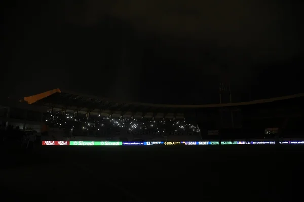 Após chuva de granizo, jogo entre Ferroviária e Santos é adiado