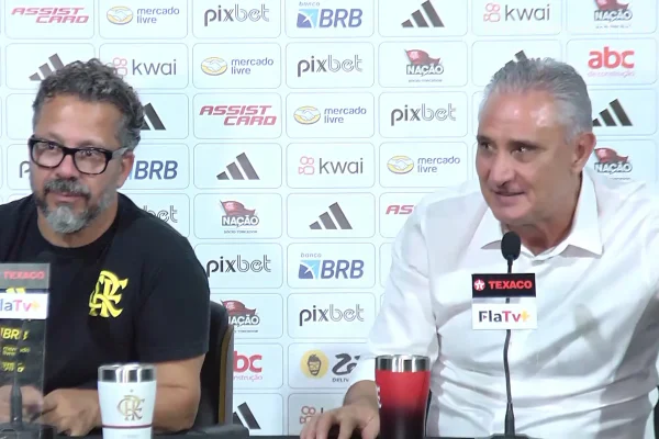 Coletiva Tite, do Flamengo - Metrópoles
