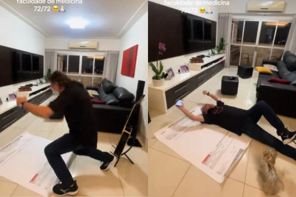 “Todo boleto era uma comemoração”, contou a estudante de medicina de Votuporanga (SP) que viralizou com o pagamento da última mensalidade - Metrópoles